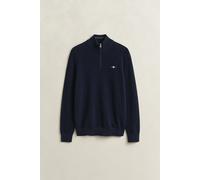 GANT Halbzippullover 8030292 - Herren, Waffelstrick, 100% Baumwolle, Evening Blue XL