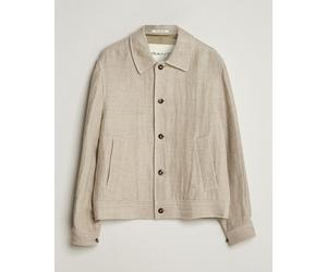 GANT Washed Linen Jacket Light Taupe Beige L