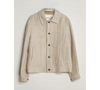 GANT Washed Linen Jacket Light Taupe Beige M