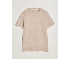 GANT Washed Slub T-Shirt Oat Beige Beige XL