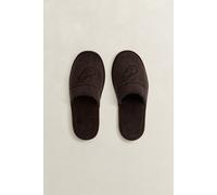 GANT Wohnaccessoires Bestickte Hausschuhe (S-M) DEEP Braun