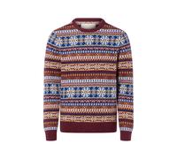 GANT Herren Fair Isle Rundhalspullover (XXL) DK BURGUNDY MEL