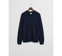 GANT Neps Wool Crew Neck Evening Blue Blau M