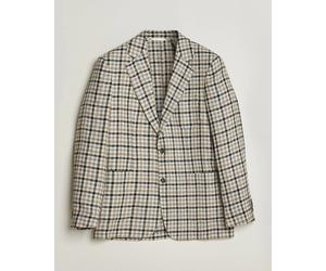 Gant Wool/Linen Checked Blazer Cream Weiß 48