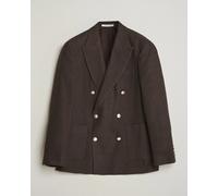 Gant Wool Textured Double Breasted Blazer Black Brown Braun 50