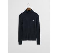 GANT Stretch Cotton Cable Turtleneck