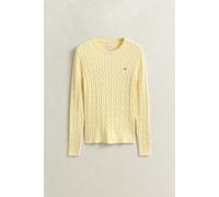 Gant Regular Fit Poloshirt mit Logo-Stitching in Hellgelb, Größe XXXL