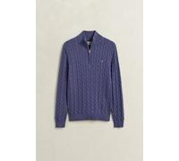 GANT - Zopfstrick Troyer aus Baumwolle blue horizon - Gr. - XXXL