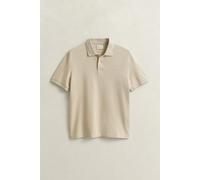 GANT Poloshirt 2 Tone SS – zweifarbig Piqué – Oat Beige – Größe XL