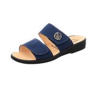 Ganter Bequeme Pantoletten für Damen, blau, Größe 40 EU / 6,5 UK