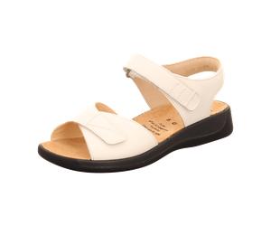 Ganter Bequeme Sandalen für Damen, weiß, Größe 39 EU / 6 UK