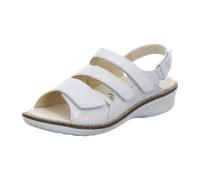 Ganter Bequeme Sandalen für Damen, weiß, Größe 42 EU