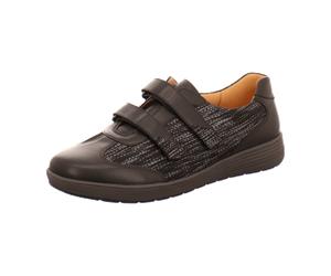 Ganter Bequeme Slipper für Damen, schwarz, Größe 42 EU / 8 UK