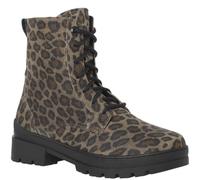 Ganter Gela Stiefelette darktaupe für Damen, animal, Größe 43 EU / 9 UK