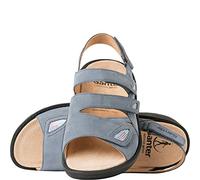 Ganter Damen Hera-H Riemchensandalen, Blau (Jeans 3400)