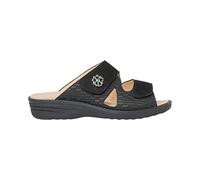 Ganter Damen Hera Hausschuh, schwarz, 40 EU Weit