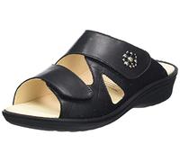 Ganter Damen Hera Hausschuh, schwarz, 41 EU Weit