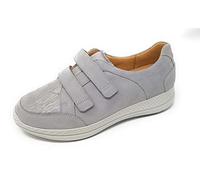 female Sportliche Slipper grau 40,5