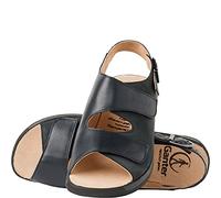 Ganter Damen Monica-g Offene Sandalen mit Keilabsatz, Ocean, 41 EU