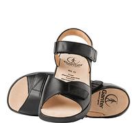 Ganter Damen Monica-g Offene Sandalen mit Keilabsatz, Schwarz, 39 EU