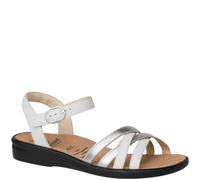 Ganter Sandale Sonnica Weiß milk 1/silver 20/2831-0676 Größe 6½