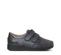 Ganter Karin 0-205760 Anthrazit (Grau) - Slipper mit loser Einlage - Damenschuhe Bequeme Ballerina / Slipper, Grau, leder (pearlcalf) für Damen, grau, Gr. 41 EU