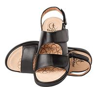 Ganter GINA-G, Damen Riemchensandalen, Schwarz (schwarz 0100), 45 EU (10.5 UK)