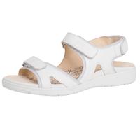 GANTER Gina G Damen Sandalen weiß milk lightlav Calf Chevreau Glattleder