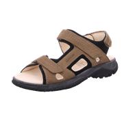 Ganter Ledersandale Giovanni (rustikales, grob genarbtes Leder, Wechselfußbett) fangogrün Herren, Größe Euro (US) 43 (10)