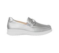 Ganter Heike Slipper silver für Damen, Größe 38 ½ EU / 5,5 UK