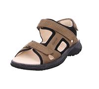 Ganter Ledersandale Giovanni (rustikales, grob genarbtes Leder, Wechselfußbett) fangogrün Herren, Größe Euro (US) 42 (9)