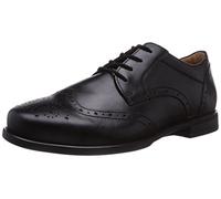 Ganter Herren GREG-G Brogue Schnürhalbschuhe, Mehrfarbig (schwarz 0100), 47 EU