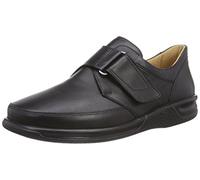 Ganter Kletthalbschuhe Kurt K SENSITIV Calf-Glattleder schwarz Gr. 44 / UK 9,5 Herren