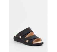 Ganter Klettpantolette in schwarz in Größe: 45 für Herren Weite: H