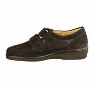 Ganter Inge 204758-100 bequemer Slipper, Damen, Schwarz, Leder, NEU - Damenschuhe Bequeme Ballerina / Slipper, Schwarz, leder (softnubuk), absatzh&oumlhe: 20 mm