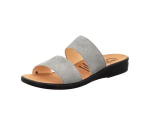 Ganter Komfort Pantoletten für Damen, grau, Größe 39 EU / 6 UK