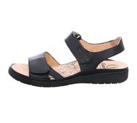 Ganter Riemchensandale GINA, aus vegetabil gegerbtem Leder 42 schwarz Damen Sandalen Übergrößen Spezialgrößen Schuhe 42 schwarz