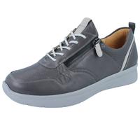 GANTER Sensitiv Kira K Damen Schnürhalbschuh grau antrazit Softcalf Glattleder
