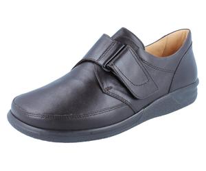 GANTER Sensitiv Kurt K Herren Halbschuhe Kletthalbschuhe braun espresso/ Leder