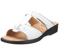 Ganter Sonnica, Weite E 3-202861-02180, Damen Clogs & Pantoletten, Weiss (Weiss/Cotton 0218), EU 41 (UK 7.5)