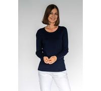 CLARINA - Ganzjahres NOS Rdh.-Pullover - Farbe - 623 marine - Größe - 42