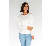 CLARINA - Ganzjahres NOS Rdh.-Shirt, 1/1 100 weiss - Gr. - 44