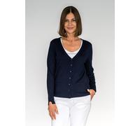 Ganzjahres NOS V-Cardigan, 1/1 - Farbe - 623 marine - Größe - 40