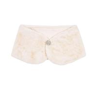 GAOSHA Warmer Winter-Schal, Braut-Schal, Brautumhang, Umhang, Kunstpelz, Damenwickel, für Brautabende