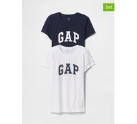 GAP 2er-Set: Shirts in Dunkelblau - Größe XXS | Damen Tops
