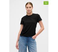 GAP 2er-Set: Shirts in Schwarz - Größe XXL | Damen Tops