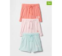 GAP 3er-Set: Sweatshorts in Hellblau - Größe 68/74 | Kinderhosen