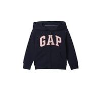 GAP Baby Mädchen Playtime Favorites Logo Full Zip Hoodie Hooded Sweatshirt, Tapisserie Marineblau, 3 Jahre