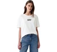GAP BOYFRIEND Damen-T-Shirt, weiß, größe L