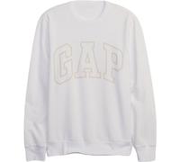 GAP CREWNECK LOGO Herren Sweatshirt, weiß, größe XS